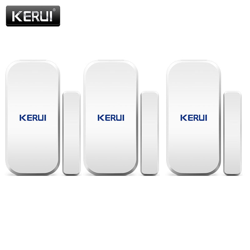 KERUI Wireless Door Magnetic Sensor Detector For Touch Keypad Panel GSM PSTN Home Security Burglar Voice Alarm System