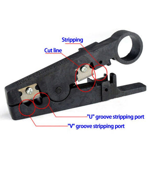 Multi-function stripper Wire strippers Cut the knife Cable scissors Stripping pliers Electrical and electronic tools