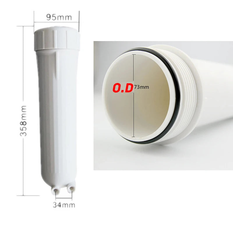 Reverse Osmosis 3013 Housing for RO Membrane 3013-400 gpd/3013-600gpd With All Fittings Water Filter Accessories