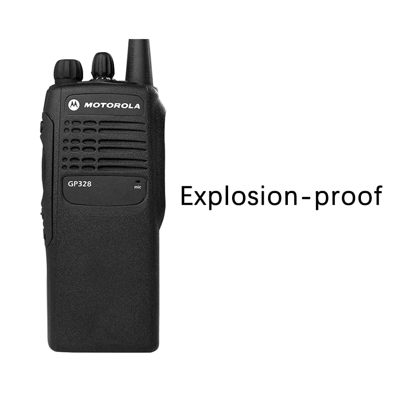 Motorola GP328 Explosion-Proof Walkie Talkie Outdoor Handheld High Power Dual Band 10 km Portable Transceiver Two Way Radio