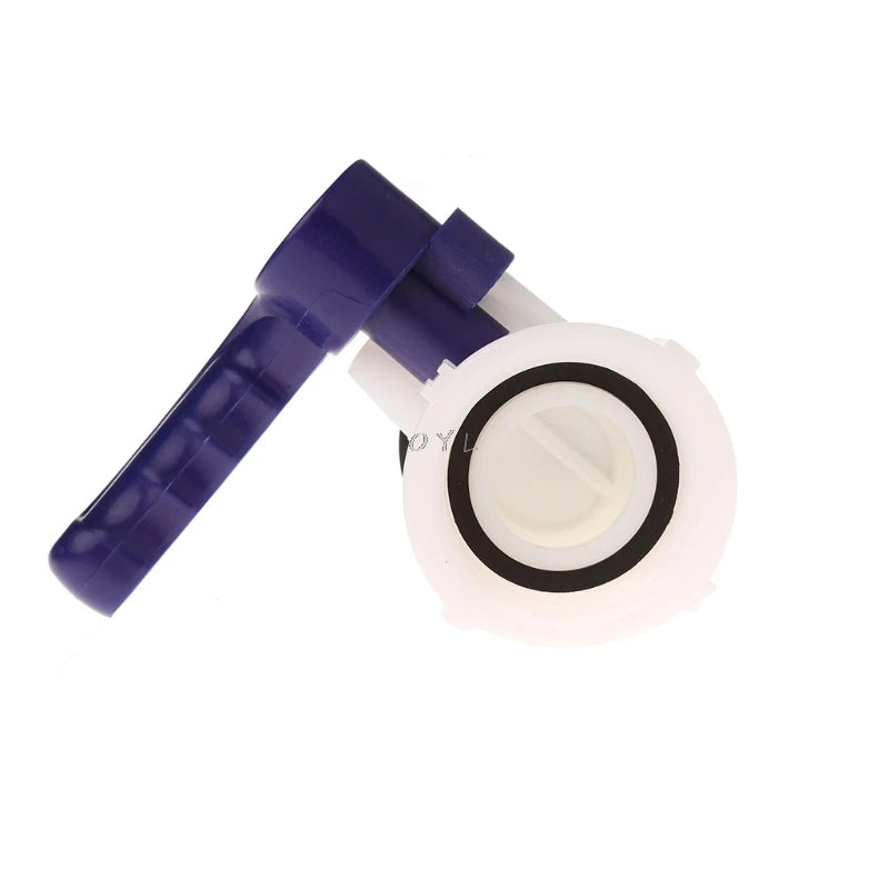 High Quality IBC Tote Tank Butterfly Valve Drain Adapter 2.44" Coarse Thread