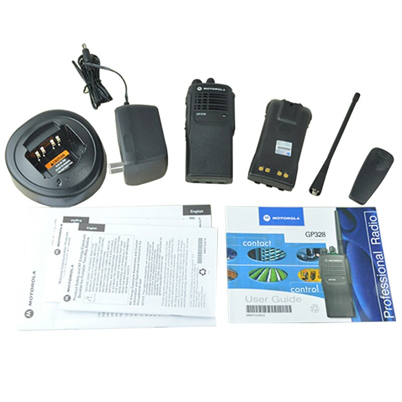 Motorola GP328 Explosion-Proof Walkie Talkie Outdoor Handheld High Power Dual Band 10 km Portable Transceiver Two Way Radio