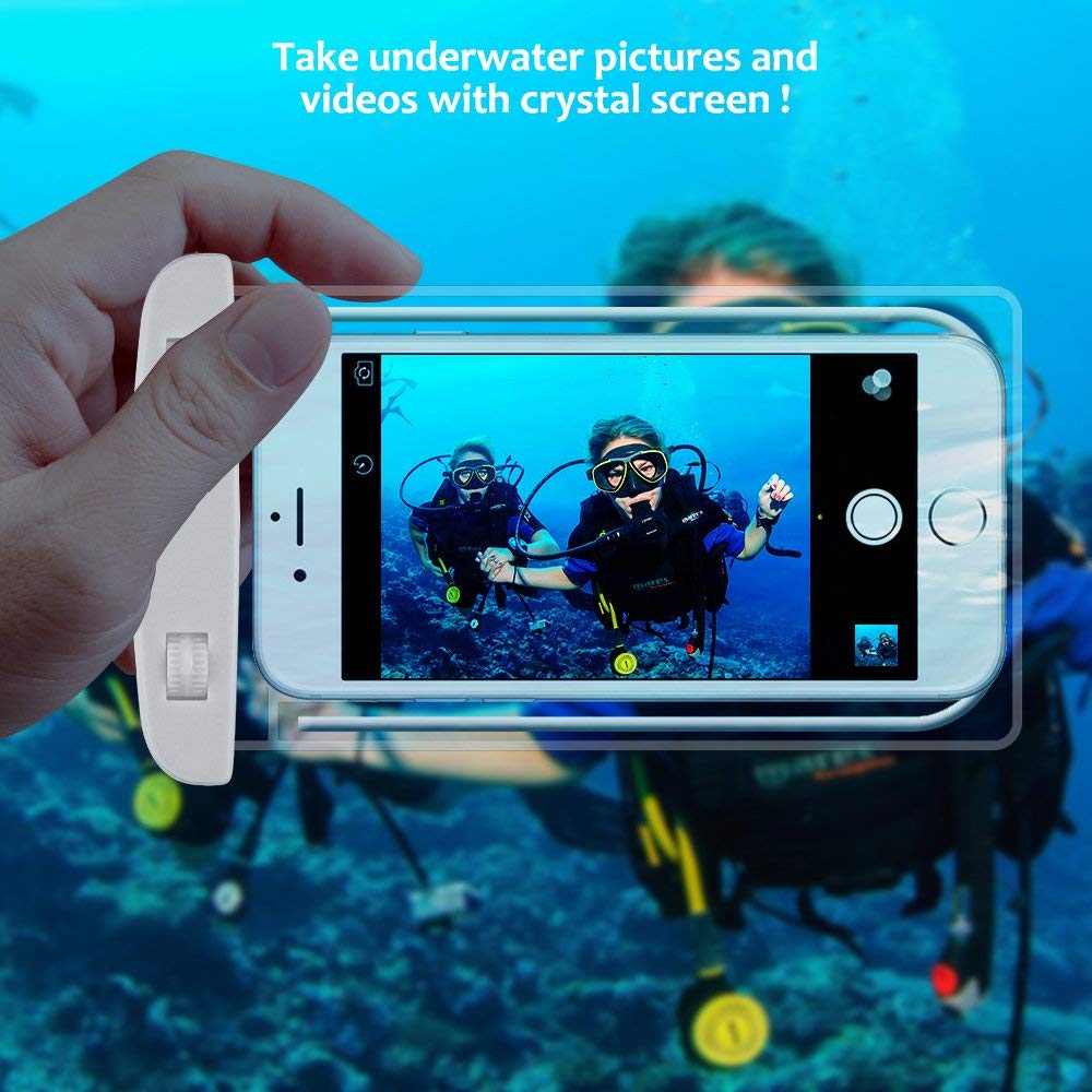 Summer Luminous Waterproof Pouch Swimming Gadget Beach Dry Bag Phone Case Cover Camping Skiing Holder For Cell Phone 3.5-6.5Inch