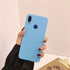 solid candy color silicone case on for xiaomi redmi note 7 note7 pro / redmi 7 yellow thin tpu phone back cover coque funda