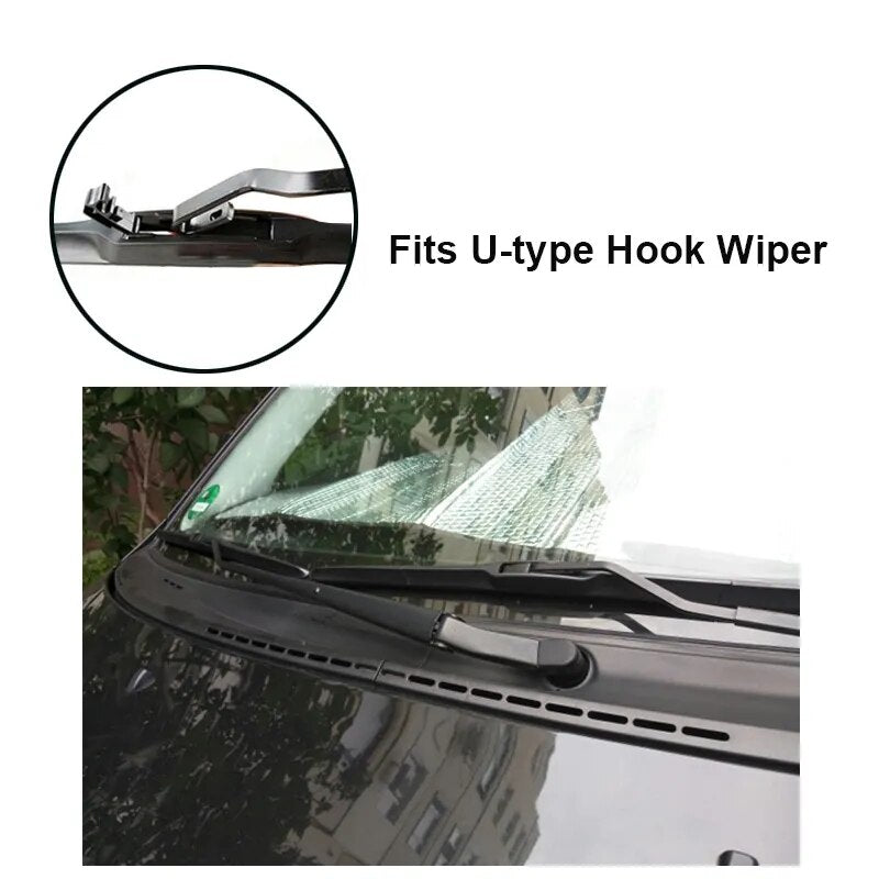 Car Windshield Windscreen Wiper Blades For Toyota Corolla Hatchback 2002 2003 2004 2005 2006 2007 E120 Front Rear Wiper Set