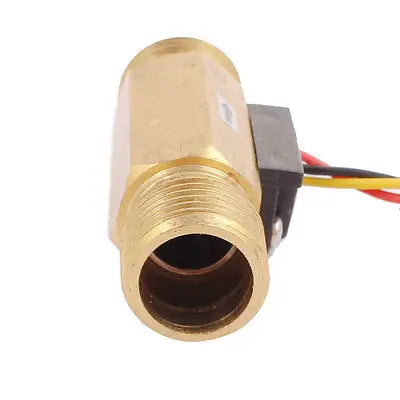 SEN-HZ21WI G1/2 Male Thread Brass Hall Water Flow Sensor 1-30L/min 66mm