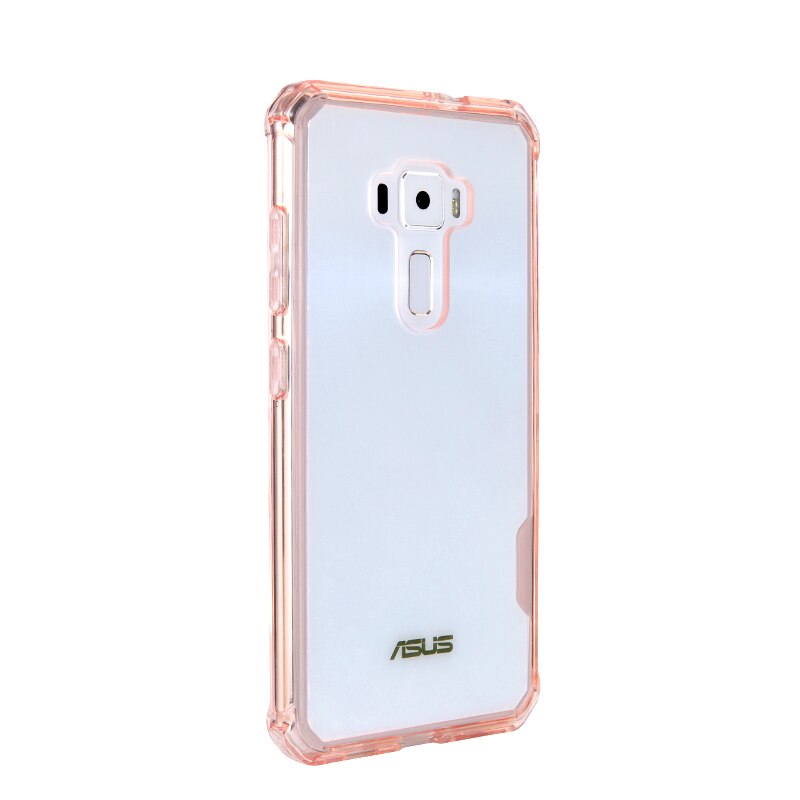 Hybrid Shockproof Cover Air Cushion Frame Case Acrylic Crystal Clear Back Shell Phone Bag For Asus ZenFone 3 ZE520KL 5.2inch