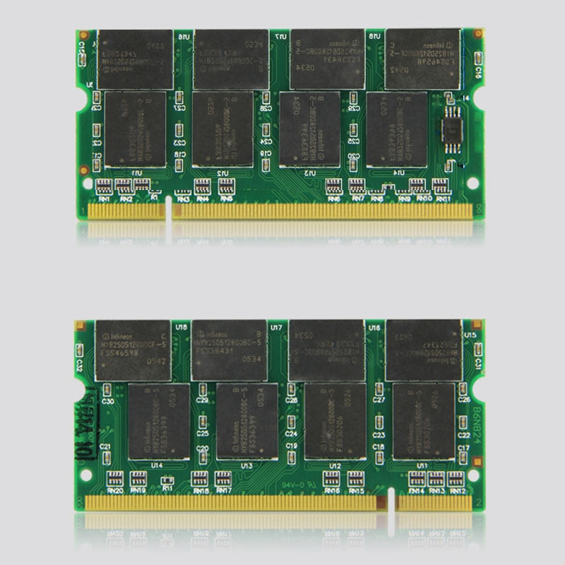 Laptop Memory Ram SO-DIMM PC2700 DDR 333 / 266 MHz 200PIN 1GB / DDR1 DDR333 PC 2700 333MHz 200 PIN For Notebook Sodimm Memoria