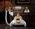 Retro Phone Home Landlines Phone With Rotary Button Dial Metal Resin Material Antiques Telephone For Home House Office