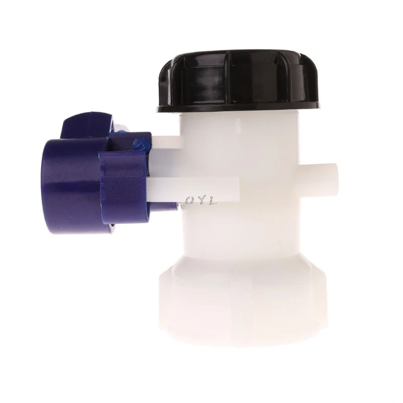 High Quality IBC Tote Tank Butterfly Valve Drain Adapter 2.44" Coarse Thread