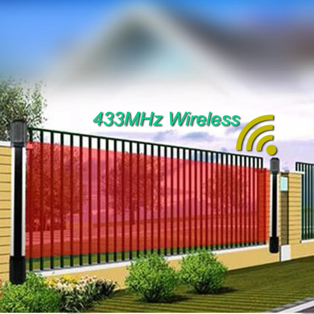 433MHz Wireless Outdoor Waterproof Infrared Beam Detector, Wireless / Wired detector. For Home Burglar GSM Alarm System