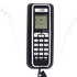 Wall Mount Call ID Corded Telephone with Redial Landline Telephone Extension Fixded Mini Phone for Home Hotel Office Red Black