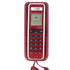 Wall Mount Call ID Corded Telephone with Redial Landline Telephone Extension Fixded Mini Phone for Home Hotel Office Red Black