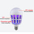 110~220V Electric Mosquito Killer Bulb UV 15W Led Bug Zapper Light Mosquito Repeller Lighting Killing Fly Bug Dual Purpose Lamp