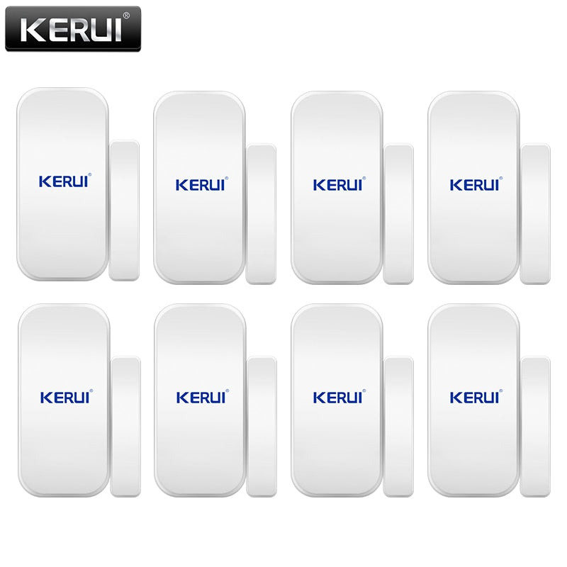 KERUI 433mhz Wireless Door Window Sensor Open Detector GSM PSTN Home Alarm System Home Security Voice Burglar Smart Alarm System