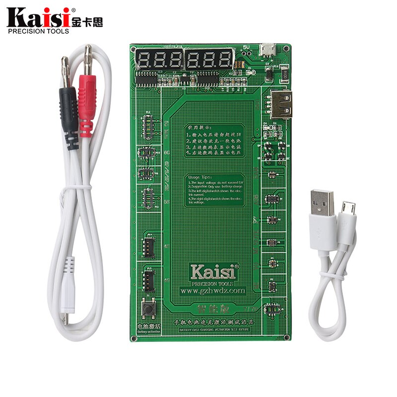 Kaisi Cell Phone Battery Fast Activation Board Plate Charging Cable Jig for iPhone14 13pro 12 11 XS  Mate 30pro OPPO Repair Tool