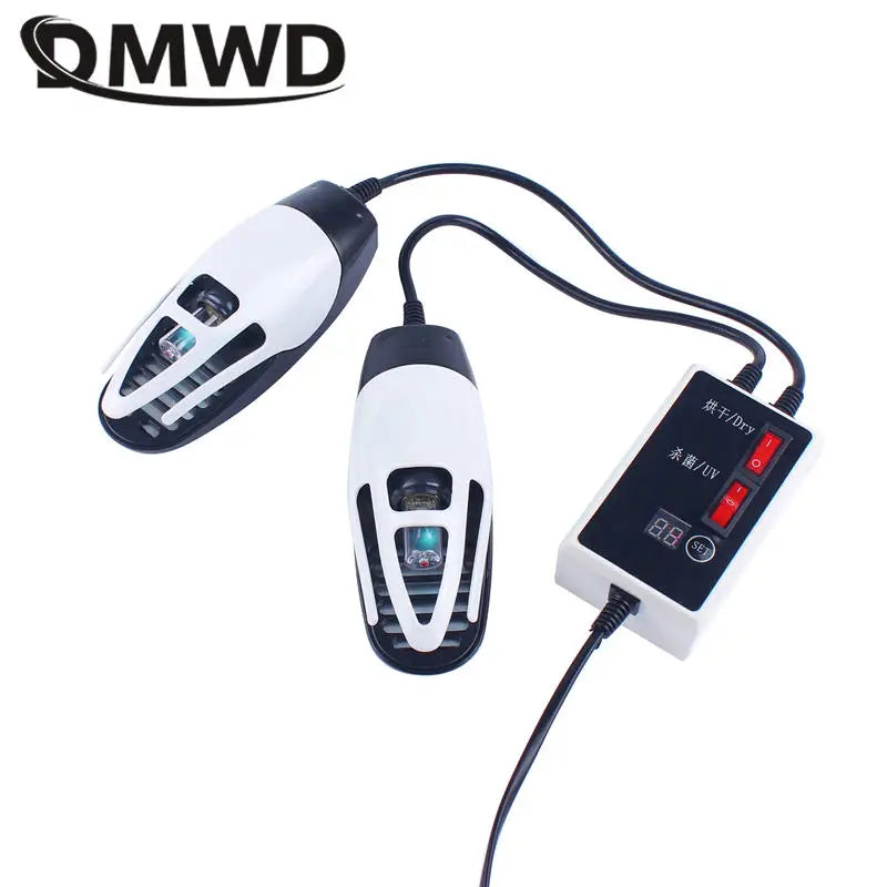 DMWD Electric UV Shoes Sterilization device Remove odor Shoe Dryer Sterilization Timing Function Shoes Feet Drying Warmer Heater