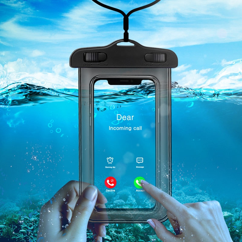 Universal Waterproof Case For iPhone 11 X XS MAX 8 7 6 s 5 Plus Cover Bag Cases For Phone Coque Water proof Phone Case