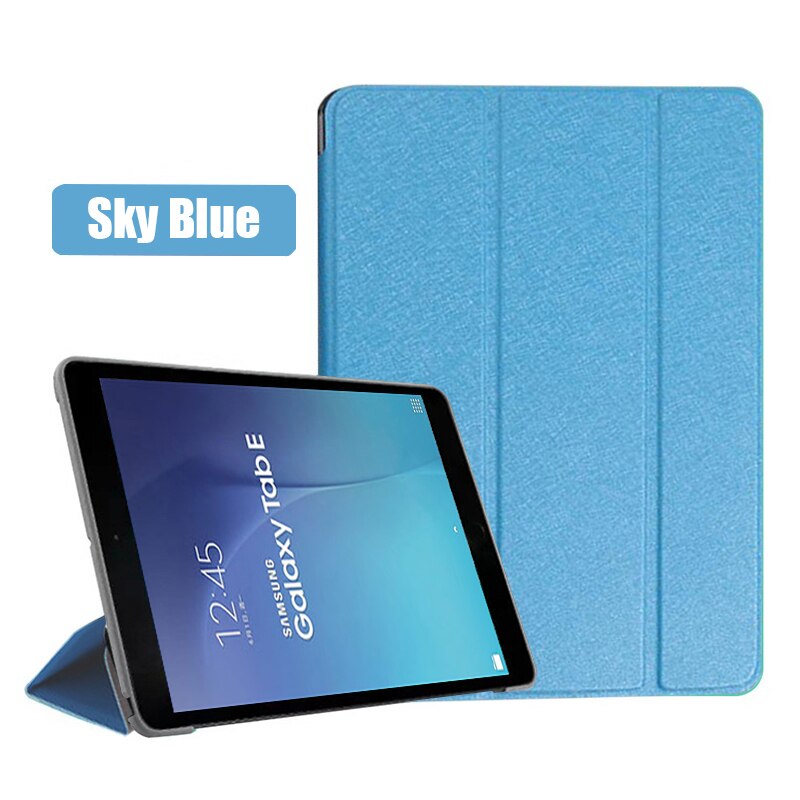 Case for Samsung Galaxy Tab E 9.6 T560 T561 SM-T560 SM-T561 Tablet Funda Slim Stand PU Leather Cover for Samsung Tab E 9.6 Case