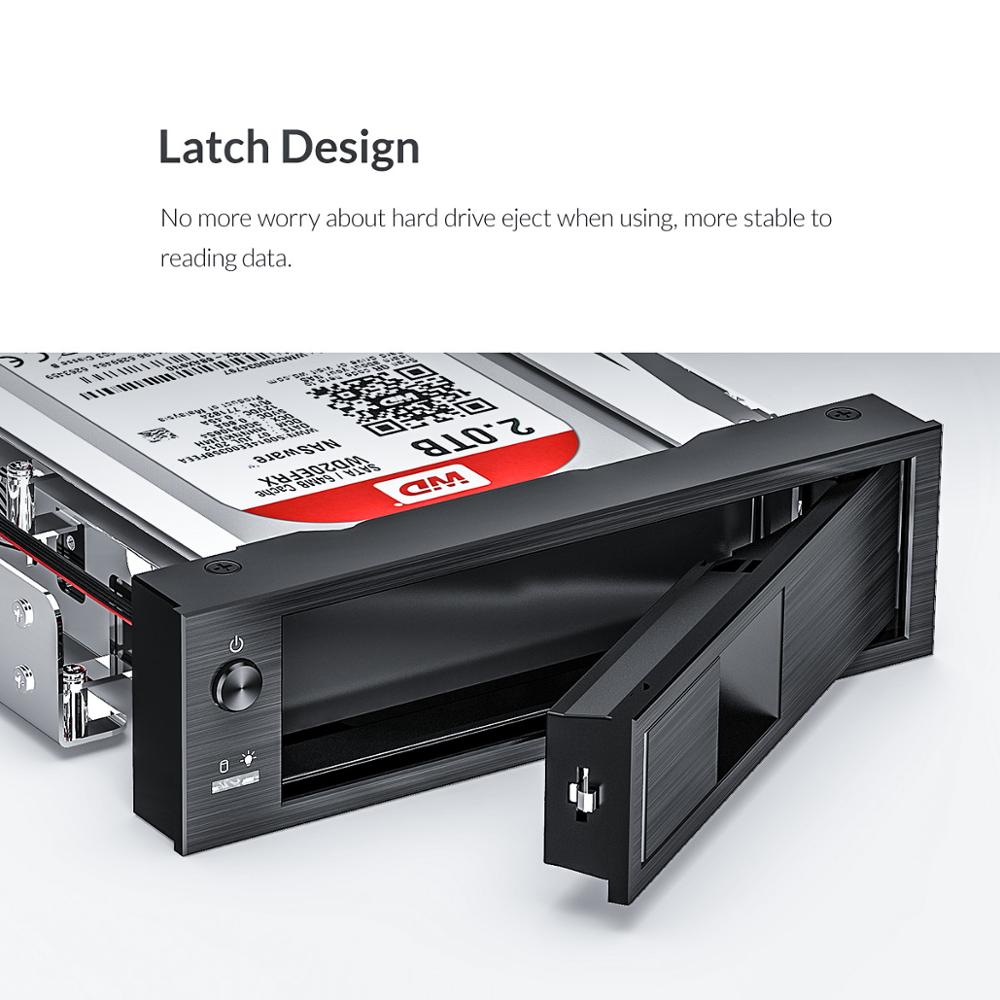 ORICO Hard Drive Caddy 2.5 to 3.5 inch Stainless Internal Hard Drive Mounting Bracket Adapter 3.5 inch SATA HDD Mobile Frame
