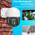 4K 8MP 2.5'' POE PTZ Video IP CCTV Surveillance Security NetworkCamera System Kit FaceDetection 4XDigital ZOOM OutdoorWaterproof