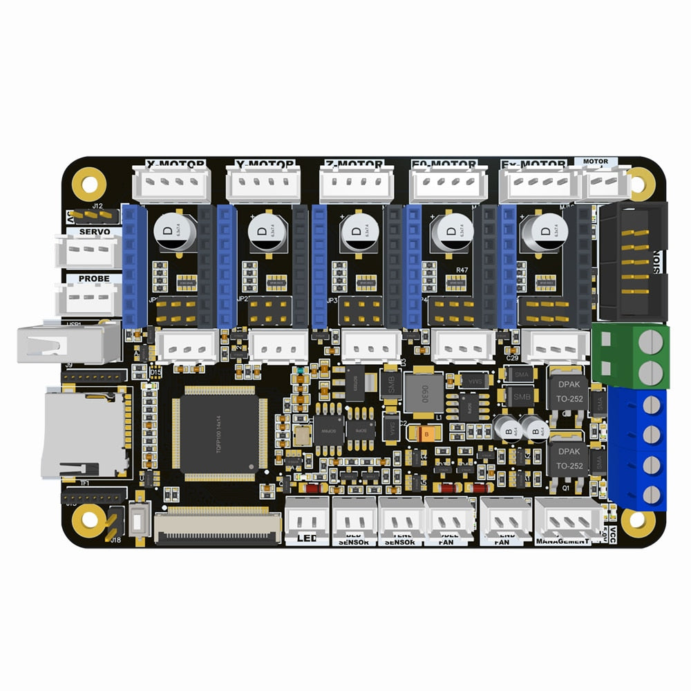LERDGE-Z 3D Printer Board 32bit for control board parts motherboard with STM32 ARM 32 Bit Mainboard tmc2208 lv8729 TMC2209