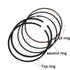 72mm 72.25mm 72.5mm 72.75mm 73mm Motorcycle Engine Parts Piston Rings Kit For KTM Duke 200 EXC 200 Ring STD +25 +50 +75 +100