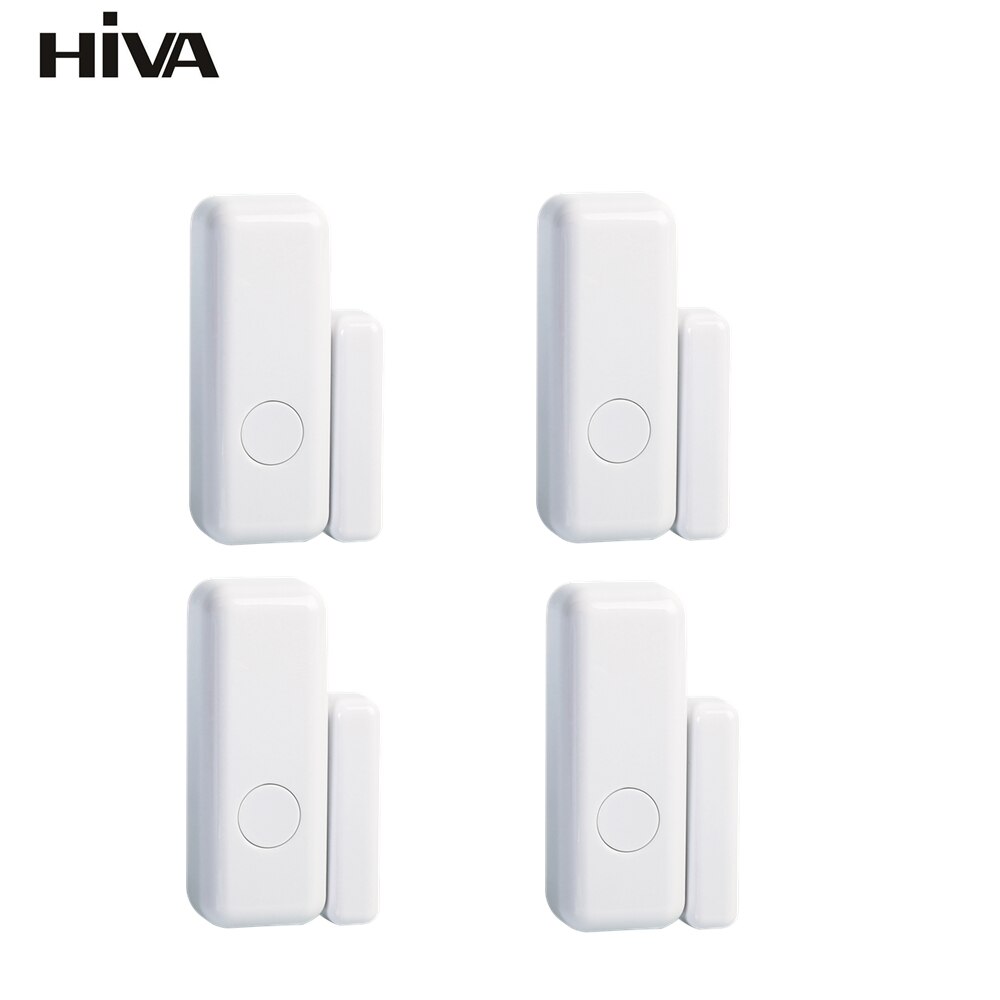 Wireless Magnetic Door & Window Sensor EV1527 Coding Mode RF 433MHz for Home Security Alarm System Home Burglar Alarm Kits
