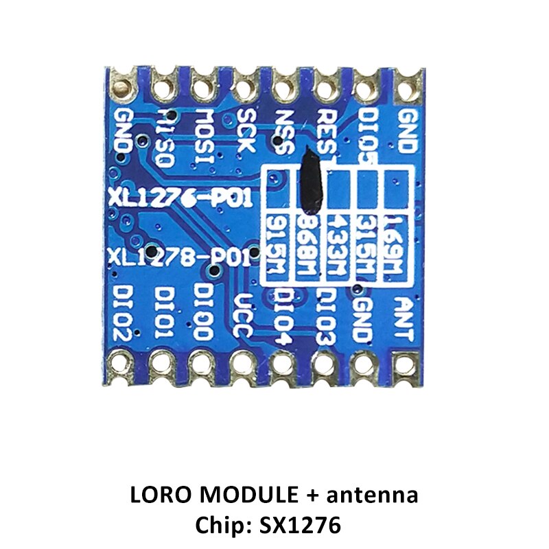 2PCS 915MHz super low power RF LoRa module SX1276 chip Long-Distance communication Receiver0and Transmitter SPI IOT with antenna
