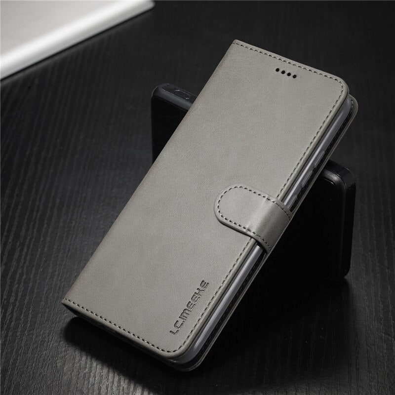 Huawei P40 Pro Case Leather Wallet Flip Cover Huawei P40 Lite Phone Case Card Holder Stand For Huawei P40 Lite Cover Coque