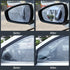 2PCS Car Rain Rearview Mirror Films Waterproof Anti-Fog Car Mirror Rain Cover Anti-rain Car Window Rain Protector Glass Film