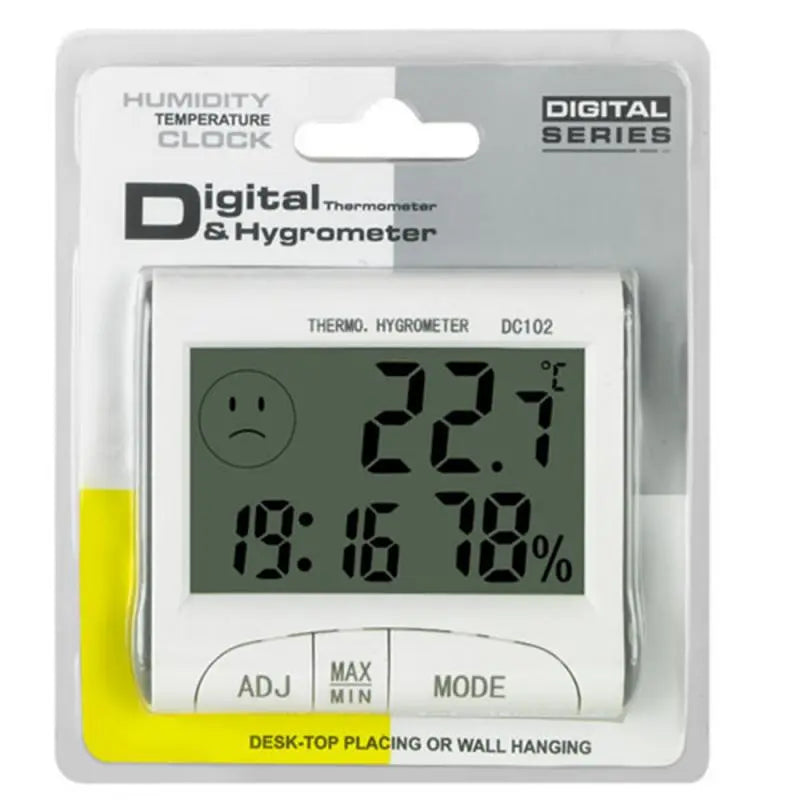 MAX/MIN values Temperature Humidity  Digital Thermometer Hygrometer Wired External Sensor Tester weather station  15%off