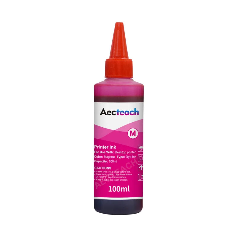 Aecteach new 400ml Universal Refill Ink kit for Epson for Canon for HP for Brother Inkjet Printer CISS Cartridge Printer Ink