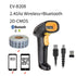 EVAWGIB EV-W2503 Handheld Wirelress Barcode Scanner AND EV-1203 Bluetooth 1D/2D QR Bar Code Reader PDF417 for IOS Android IPAD