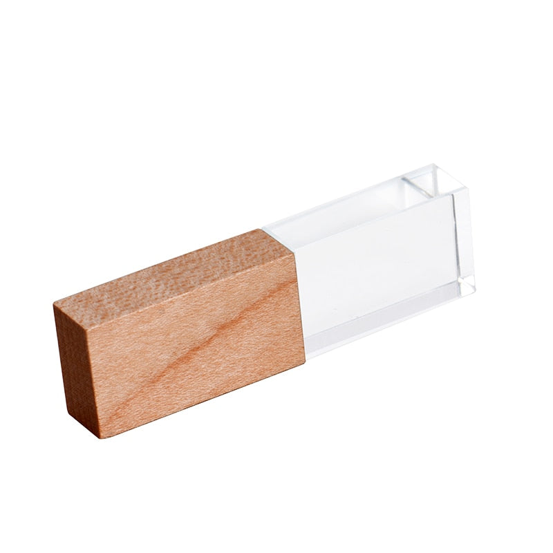 JASTER Crystal plus push-pull box Maple USB flash drive 4GB 8GB 16GB 32GB 64GB 128GB  USB 2.0  usb flash drive cute memoria usb