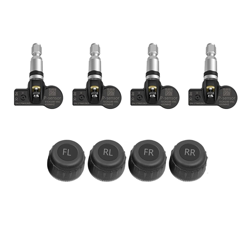 EKIY USB TPMS Tire Pressure Monitoring System for Car Radio Navigation Tyre Internal External Sensors Alarm Monitoring System