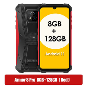 Ulefone Armor 8 Pro 8GB+128GB  Rugged Smartphone Android 11 NFC/IP68/ Smartphone 5580mAh Waterproof Mobile Phone Global version