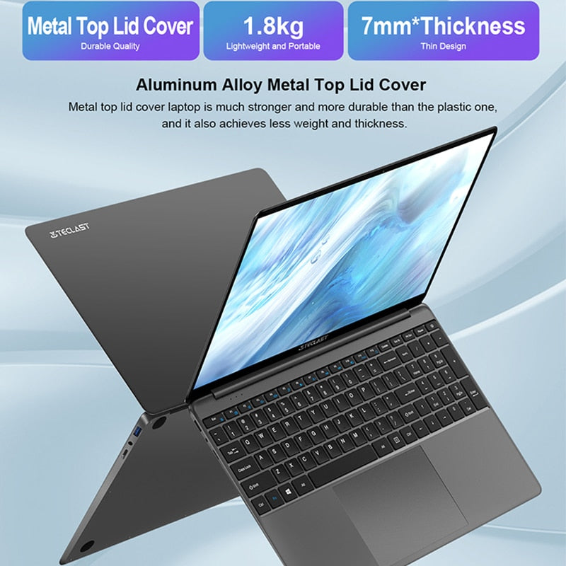 Newest Teclast F15S 15.6 Inch Laptop Windows 10 Notebook 1920x1080 FHD Intel Apollo Lake Laptops 6GB/8GB RAM 128GB ROM Dual Wifi
