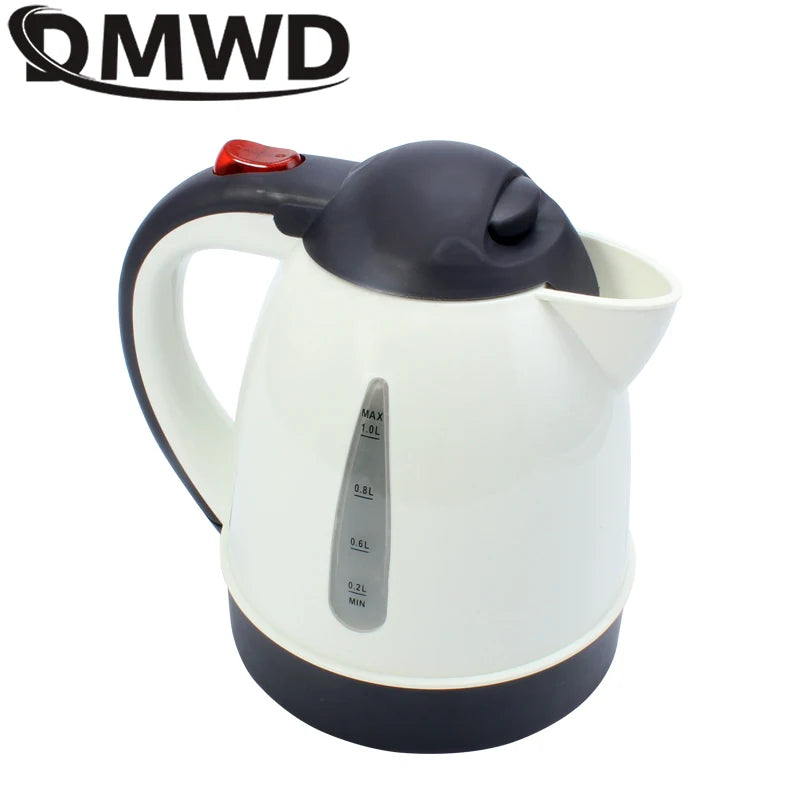 DMWD 1000ml Auto Car Electric Kettle Portable Hot Water Heater Travel 12V 24V Cigarette Lighter Tea Coffee Heating Pot Mug Cup