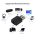 LccKaa Wireless USB Bluetooth5.0 Transmitter Receiver Mini 3.5mm AUX Stereo Music Adapter For Car Radio TV Blue-tooth Earphone