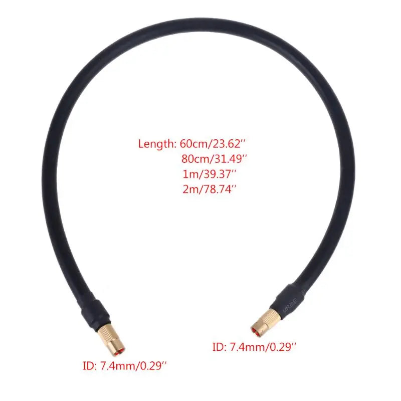 60cm/80cm/1m /2m Air Compressor Hose Double Head Quick Connect Air Pump Tire Inflation Inflator Hose Adapter 5/16" 32TPI