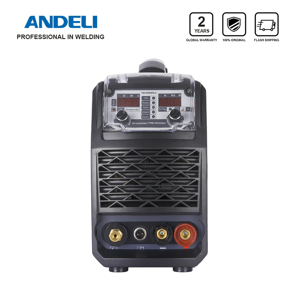 ANDELI Intelligent Welder TIG-250GPLC TIG/COLD/PULSE/CLEAN/SMART/Au-Ag Cold Welding Machine Multifunctional TIG Welding Machine