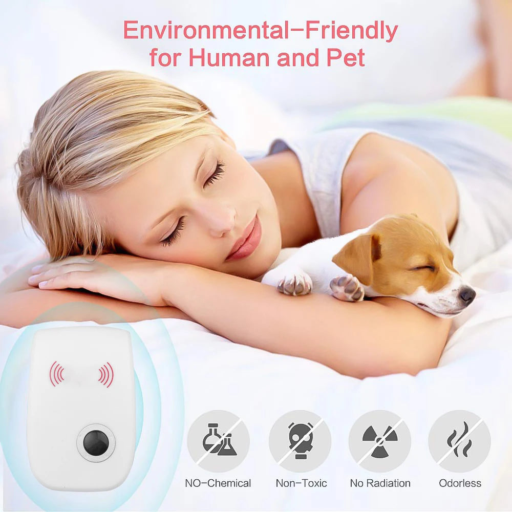 Ultrasound Pest Control Household Pest Repeller Plug Electronic Mosquito Repellent Indoor Cockroach Mosquito Insect Killer