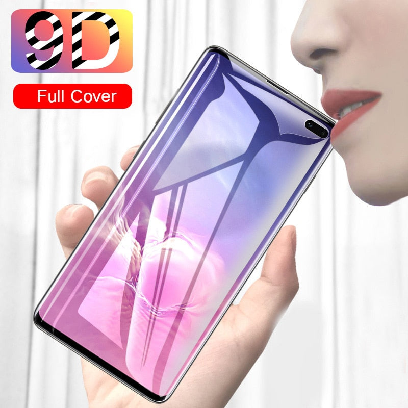 20D Full Curved Screen Protector For Samsung Galaxy S9 S10 S8 Plus Note 8 9 Tempered Glass For Samsung s10 5G Film