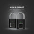 Smart Electronic Fingerprint Lock Password Padlock Zinc Alloy Outdoor Waterproof Household Anti-theft DoorLock