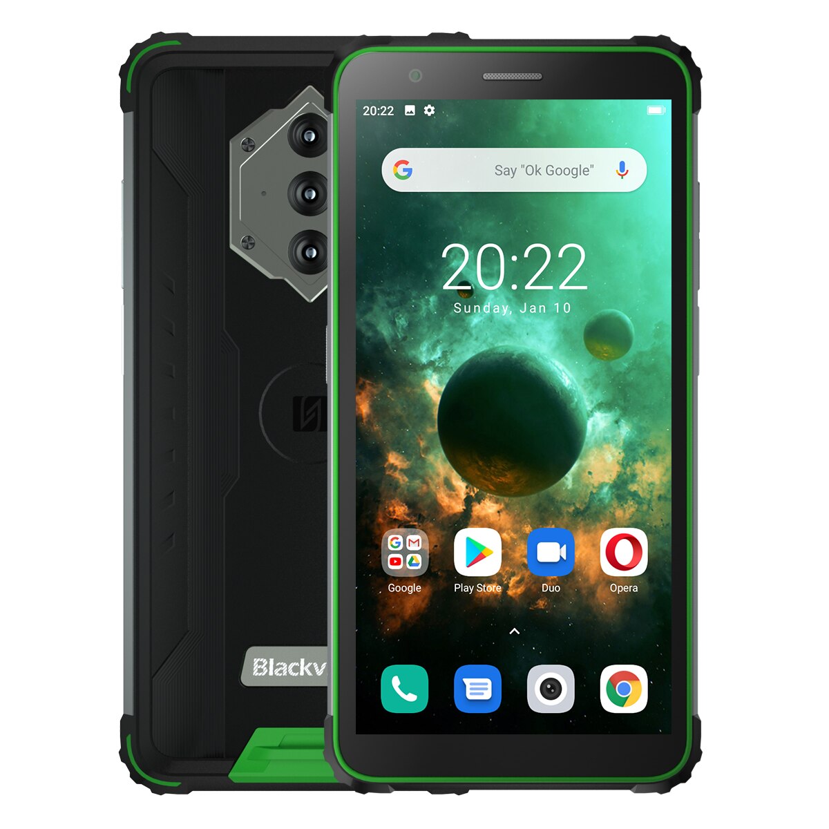 Blackview BV6600 IP68 Waterproof 8580mAh Rugged Smartphone Shockproof Phones 4GB+64GB 5.7" Mobile Phone 16MP Android 10 Unlock
