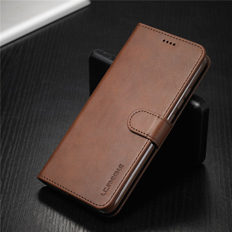 Huawei P40 Pro Case Leather Wallet Flip Cover Huawei P40 Lite Phone Case Card Holder Stand For Huawei P40 Lite Cover Coque