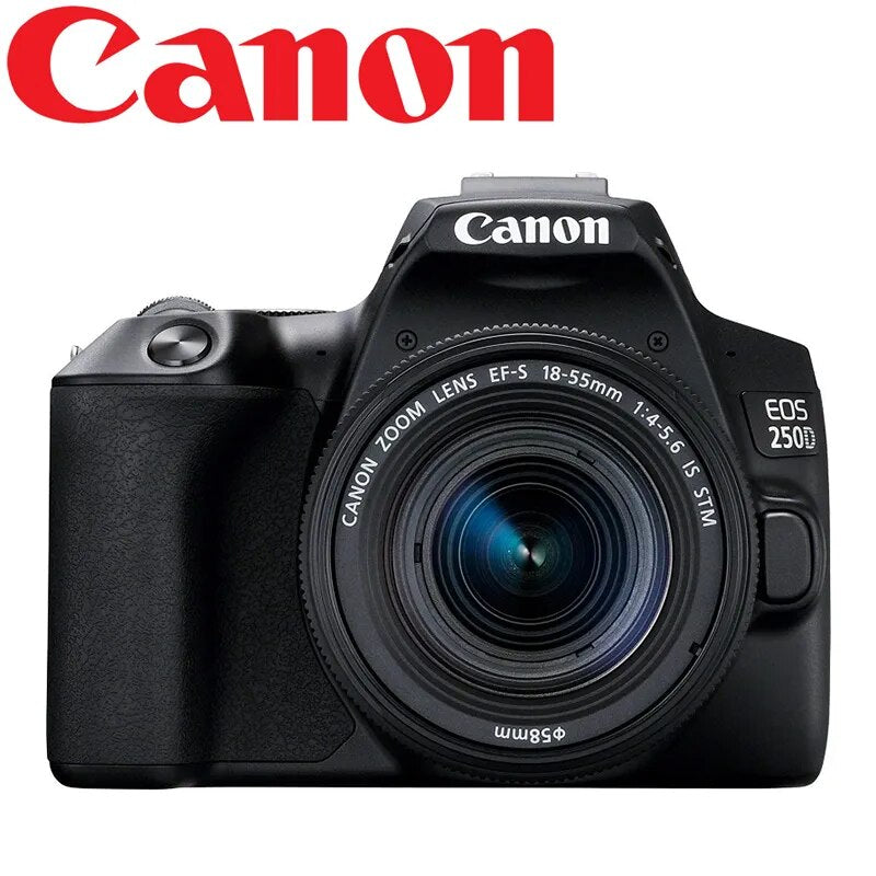 Canon Camera EOS 250D DSLR Digital Camera With EF-S 18-55mm F4-F5.6 STM Lens