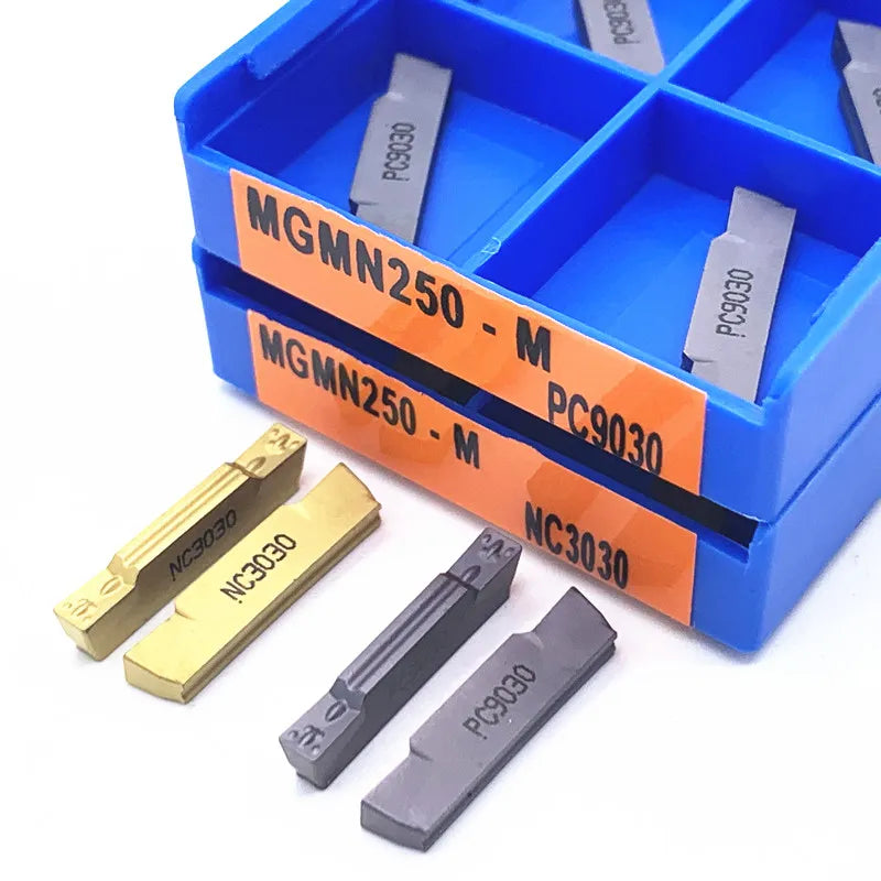 MGMN150 MGMN200 MGMN250 MGMN300 MGMN400 MGMN500 G NC3020 3030 PC9030  grooving carbide inserts  Parting and grooving tool