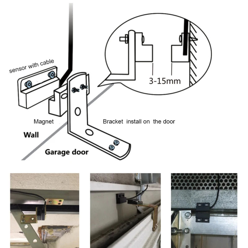 Tuya Wifi Garage Door Switch Intelligent APP Remote Conrtrol Security Monitor Wireless Controller Work With Alexa Google Home